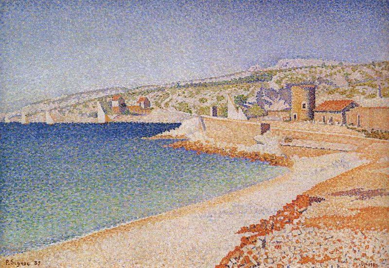 Paul Signac The Jetty at Cassis, Opus France oil painting art